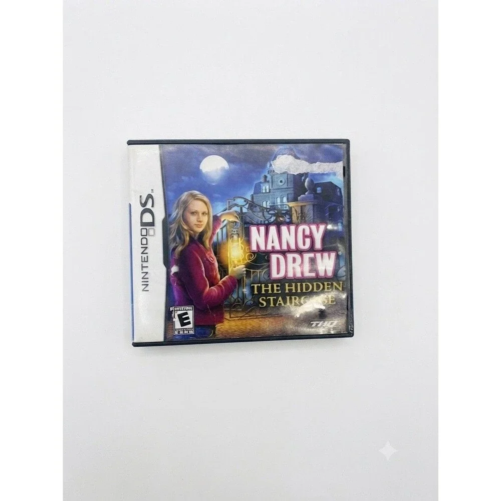 Nintendo DS Nancy Drew The Hidden Staircase THQ Mystery Adventure Game Nostalgia